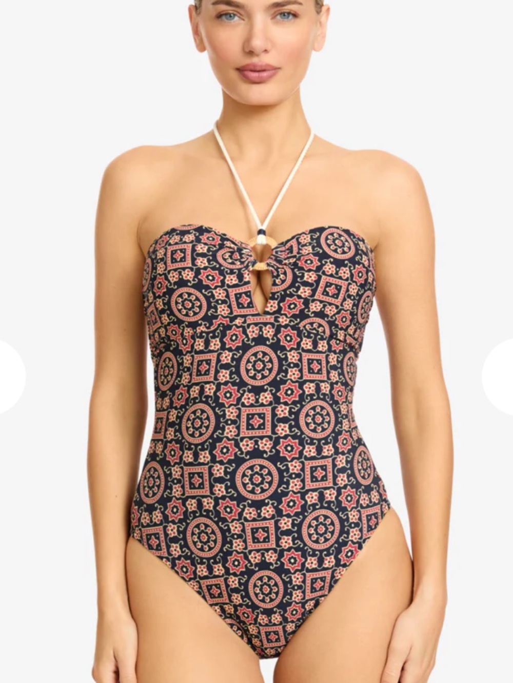 Robin Piccone Strapless One-Piece